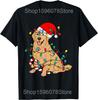 Golden Retriever Dog Football Game Day Season Funny T Shirts Men Humor Streetwear Tee Short Sleeve Unisex Loose Clothing