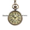 Средние кварцевые карманные часы-ожерелье с римскими цифрами - Маленький кулон-часы (Модель 6014)