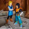 23СМ Аниме Dragon Ball Z Андроид 17 18 Фигурка Андроид 18 ПВХ Фигурки Коллекционная Модель Игрушки для Детей Рождественские Подарки