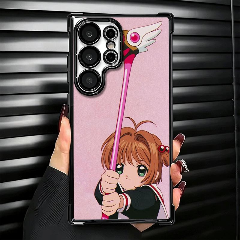 Аниме CardCaptor Sakura Покрытие Чехол для телефона Для Samsung Galaxy S24 S25 FE S26 Edge S23 Ultra S22 S21 Plus S20 Противоударный Подушка безопасности C