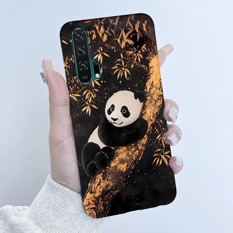Чехол для Honor 20 Pro Honor20 Pro Задняя сторона Мягкий ТПУ Силиконовый Чехол Милый Мультяшный Панда Чехол для Телефона Для Huawei Honor 20 Pro Coque Funda