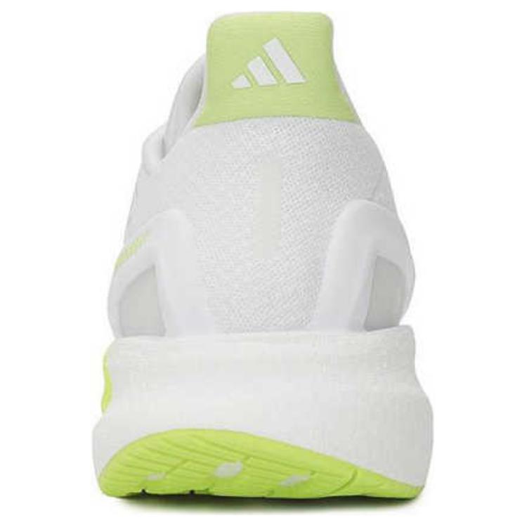adidas Pureboost 5 Удобная Универсальная Амортизация Нескользящие Низкие Повседневные Кроссовки для Бега Унисекс Белый Желтый JQ6105