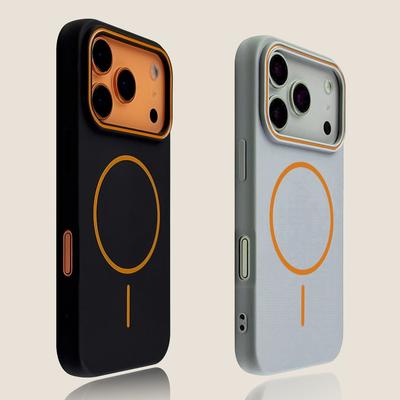 Роскошный Магнитный Матовый Мягкий Чехол Для Телефона Для iPhone 17 Pro Max Air 16E 15 14 13 12 11 17 Ударопрочный magsafe Беспроводная Зарядка Чехол