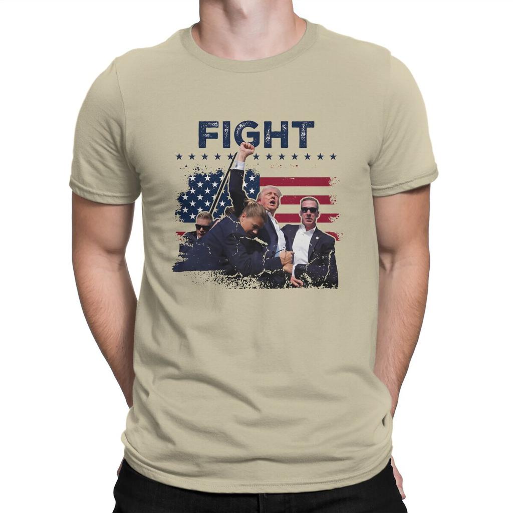 Fight T Shirt Unisex 100 Cotton Fun Tshirts Crew Neck Ttrumps Tee Shirt Short Sleeve Tops 4xl 5xl 6xl