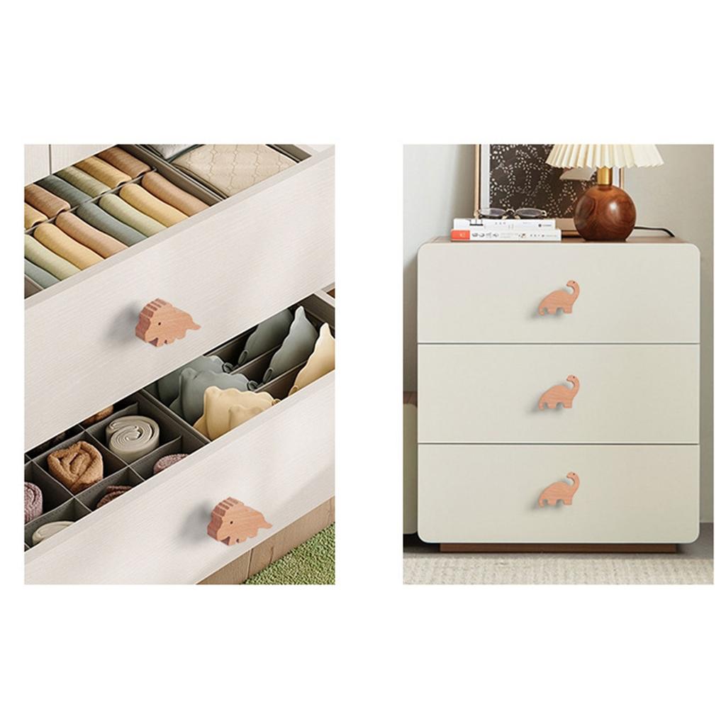 Деревянная ручка для шкафа в форме динозавра, ручка для ящика шкафа, декоративная ручка для мебели для комнаты девочки и мальчика