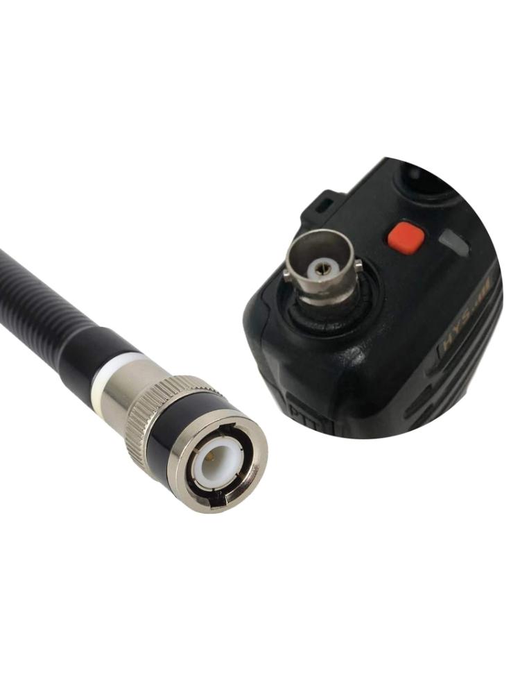 Мягкая штыревая антенна BNC 27 МГц 25 см для IC-V8 IC-V80 IC-V82 TK100, антенны для рации, разъем BNC