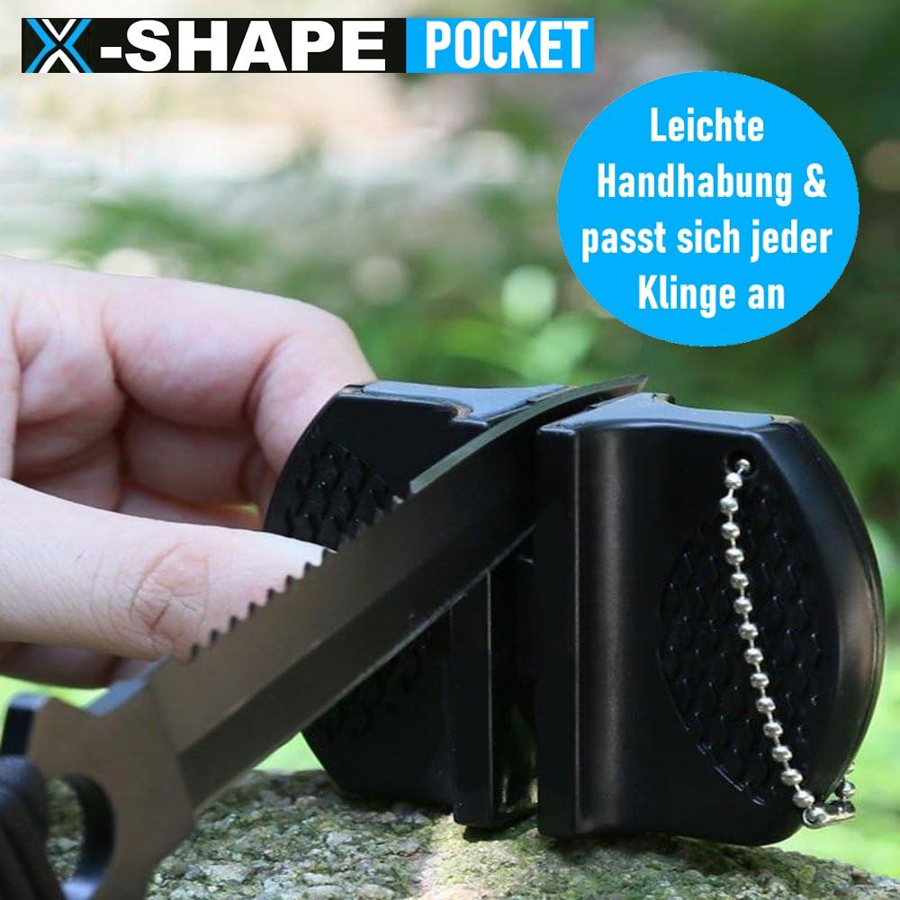 X-SHAPE POCKET Профессиональная точилка для ножей Машинка для заточки ножей Точилка для ножей