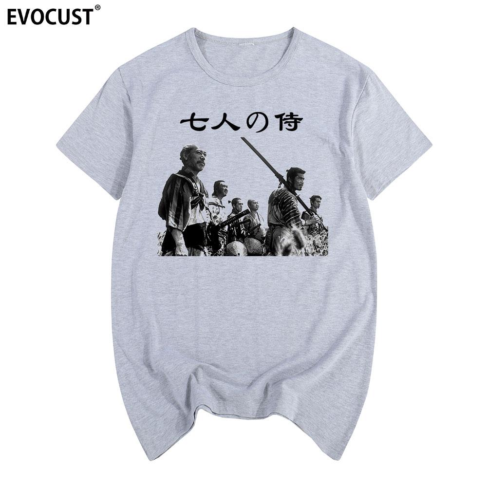 The Seven Samurai Akira Kurosawa japanese japan martial art Vintage T-shirt Cotton Men T shirt New TEE TSHIRT Womens