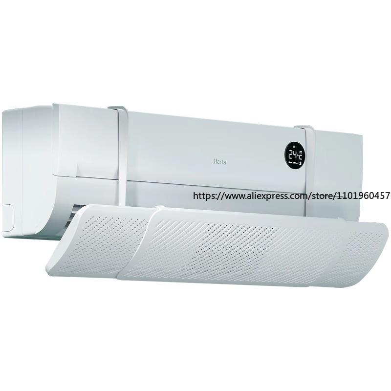 Universal Wall-Mounted Air Conditioner Wind Deflector Anti-Direct Blow Baffle for Air Outlet Redirection Baby-Friendly Design