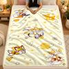 Flannel BlanketMiles Tails Prower Warm Soft Throw Blanket for Indoor Sofa Bed Living Room Use