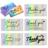 10-50pcs Thank You for Your Order Business Cards Shopping Purchase Thanks Greeting Cards Appreciation Card for Small Business