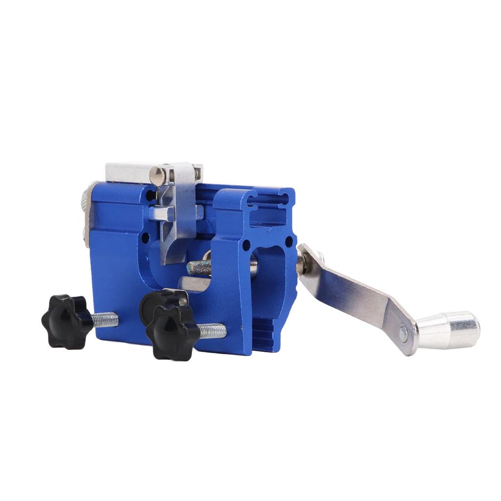 Портативный ручной станок для заточки цепной пилы Синий бытовой заточной станок для зубьев цепной пилы Точный набор для заточки