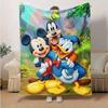 1 шт., Плед Disney Микки Маус и Друзья, Мягкий и Уютный, для Декора Дома, Покрывало на Диван, для Использования на Улице, Путешествий