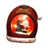 Christmas Decoration Lantern Snow Globe Light Home Handcraft Ornament Lamp for