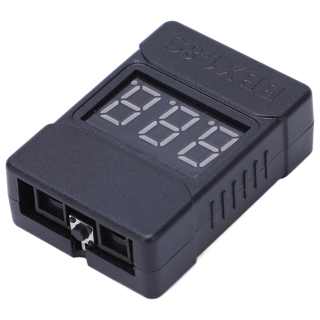 10PCS Lithium Battery Low Voltage Alarm ABS Shell Reverse Connection Protection Battery Voltage Tester