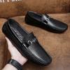 2024 New Men's Shoes Casual Luxury Lofers Mens Moccasin Shoes High Quality Black Men Flats Upscale Casual Slip-on Loafers Male