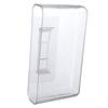 Plastic Wall Remote Holder Transparent Wall Mounted Organizer Wall Phone Holder  Bedroom