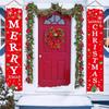 С Рождеством Открытый Баннер Висячий Знак Домашнее Рождественское Украшение Партии Украшения Поставки Событий