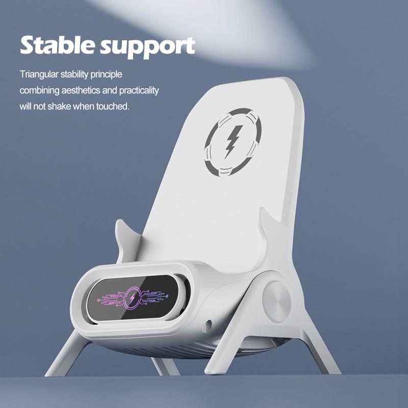 Desktop Wireless Fast Chargers Universal Mobile Phone Fast Charging Bracket For Phone Tablet Supports Full Brand Lazy Chair