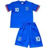 Children's France Football Jersey and Shorts Set - - Blue