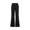 JiuZi AnNnaKou Women's Commuter Pleated Wide-Leg Trousers