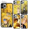 Чехол Denki Kaminari My Hero Academia для телефона с аниме для iPhone 11 12 13 14 Pro Max mini XR XS SE 2020 7 8 Plus Galaxy S21 S22