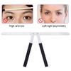 Stainless Steel Eyebrow Positioning Ruler Eyebrow Golden Ratio Caliper 3-Point Positioning Ruler Microblading Brow Guide Measuring Tool