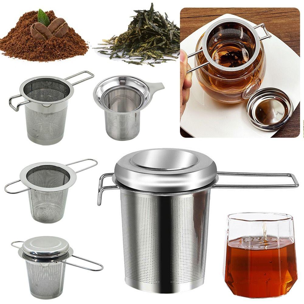 Reusable Tea Infuser Filter Stainless Steel Tea Strainer Creative Mesh Tea Infuser Kitchen
