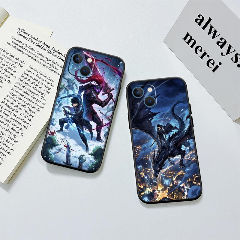 QE3 Anime Sung JinWoo Case for Samsung Galaxy M06 M15 M16 M35 M55 M56 A36 A42 A50 A50S A51 A52 A32 A33 A05 A05S A06 A16 A20
