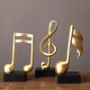 Gift Home Decor Nordic Style Photo Props Statue Music Note Ornament Figurine Music Shape Sculpture