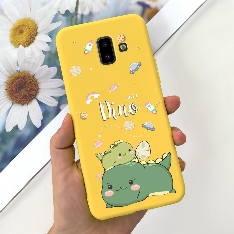 Чехол для Samsung Galaxy J6 Plus 2018 Samsung J6 (2018) J6+ J 6 J6Plus J610F J600G Милый Конфетный Цвет Мягкий Силиконовый Задний Чехол для Телефона