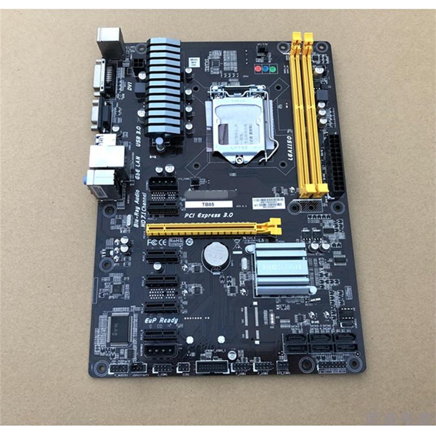 Б/у TB85 LGA1150 DDR3 16 ГБ Майнинг USB3.0