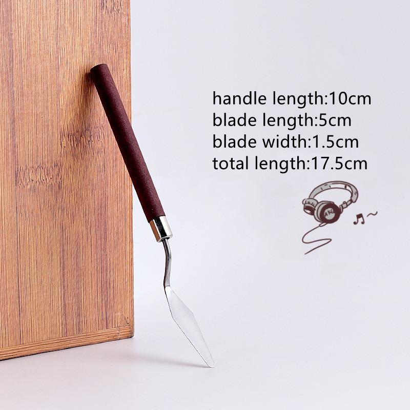 Набор ножей для масляной акриловой живописи, универсальный шпатель из нержавеющей стали, мастихин, наборы скребков для смешивания картин