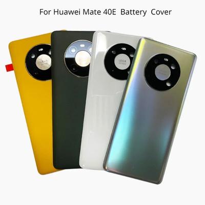 Для Huawei Mate 40E Стеклянная крышка аккумулятора Задняя крышка корпуса Задняя крышка Запасная часть с объективом камеры