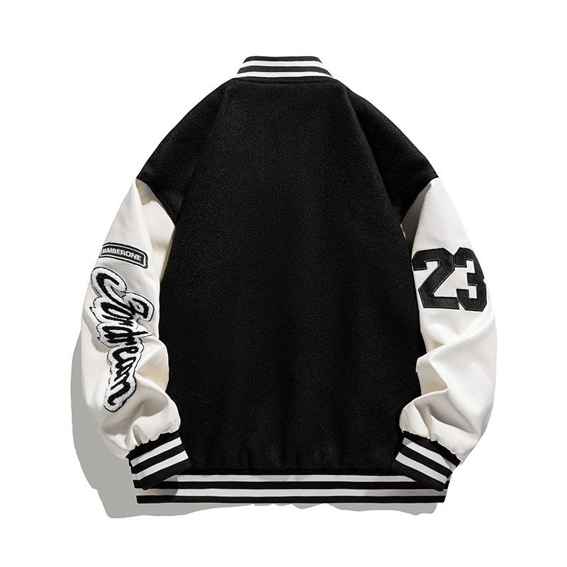 Американская осенне-зимняя бейсбольная форма для пар, мужская куртка из искусственной кожи с плетением, повседневная мужская куртка, модный бренд