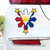 Pride Philippines Автомобильные наклейки Декаль Виниловая Съемная Водонепроницаемая Наружная Для Бампера Автомобиля Окна Ноутбука Компьютера Декорация Автоаксессуары JM50