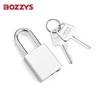 Алюминиевый безопасный навесной замок BOZZYS с дужкой из нержавеющей стали 6 мм