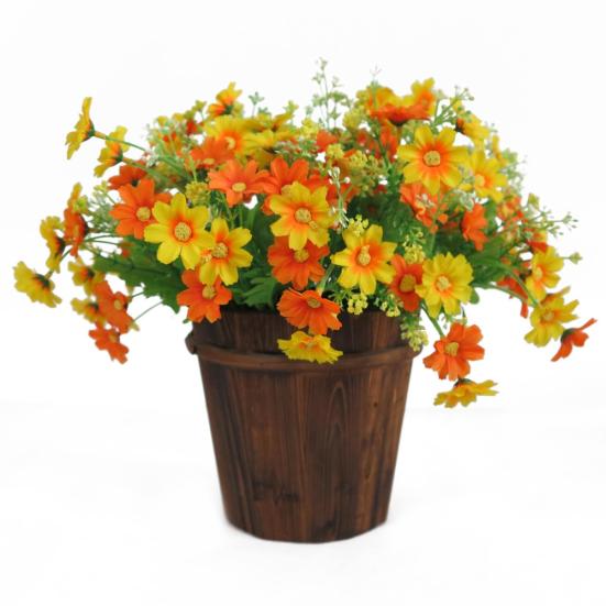 1 букет 28 головок искусственный милый цветок ромашки домашний свадебный садовый декор