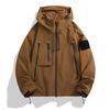 Jacket Men's Spring and Autumn Outdoor Casual Men's Coat Loose Trendy Workwear Hooded Jacket Top Clothes