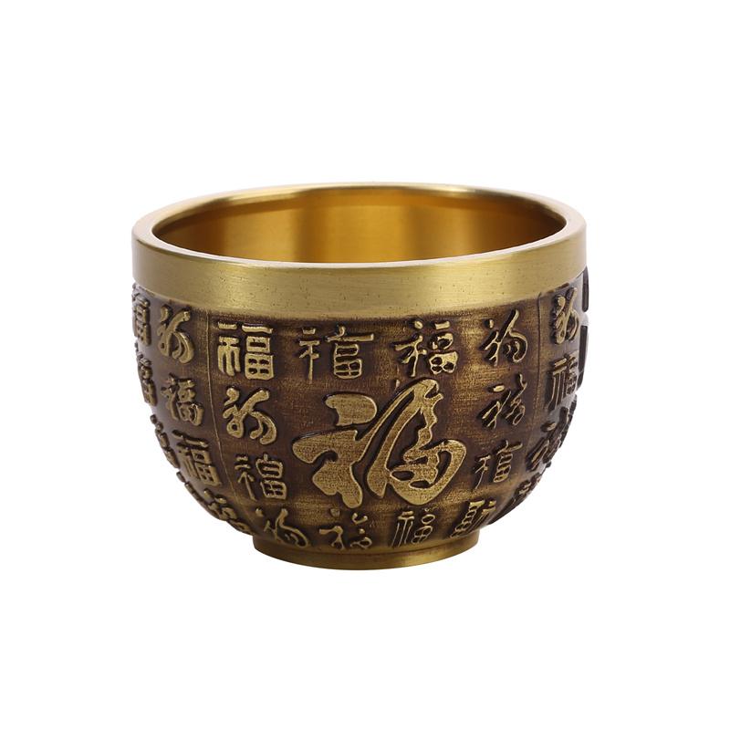 Латунная банка, приглашение для богатства, настольный маленький орнамент, украшение для исследования, подарок, аксессуары для дома