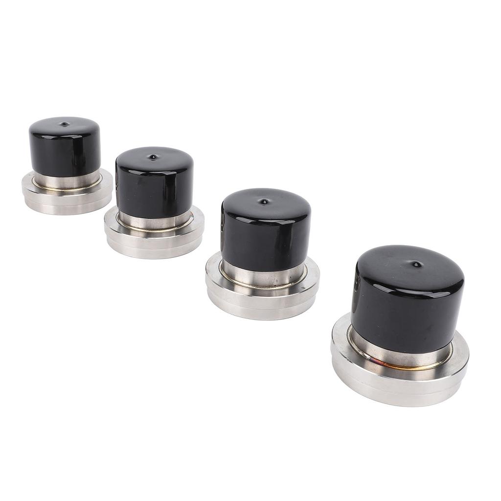 4Pcs Boat Trailer Bearing Protector Cap with Dust Cover 2.717 Inch Stainless Steel Enhanced Shield Bearing Protector