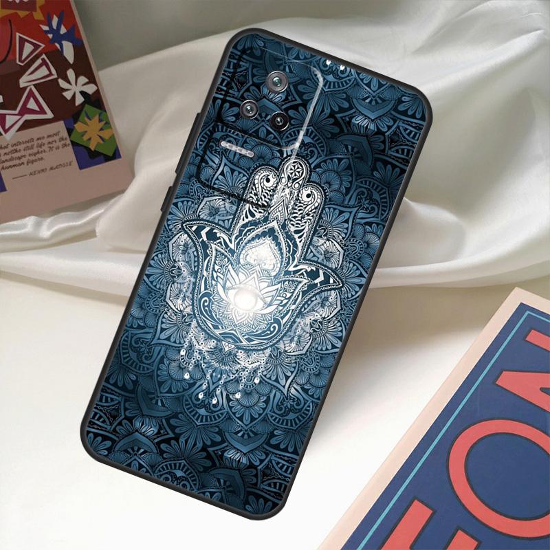 Hamsa Hand of Fatima Case For Xiaomi 14 13 Ultra 12 Lite 11T 12T 13T Pro POCO M6 X3 X5 X6 Pro F3 F5 M5s Cover