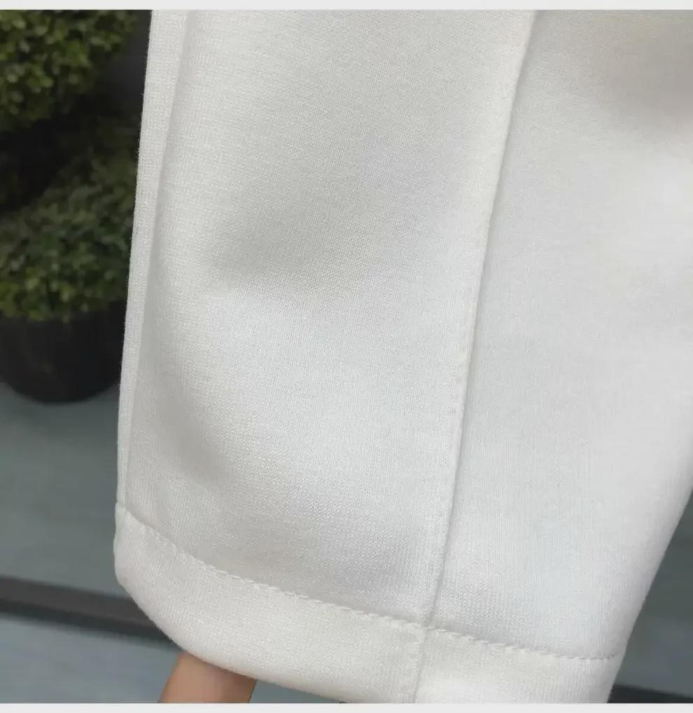 2024 Мужские корейские стильные свободные повседневные летние брюки с широкими штанинами