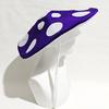 Lovely Mushroom Hat With Adjustable Neckties Soft Polyester Costume Accessory Headwear For RolePlay Halloween Party