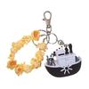 Steamboat Willie Keychain Disney Resort Mickey Mouse Steamboat Keychain Merchandise Souvenir (Popcorn Bucket) [Tokyo Exclusive]