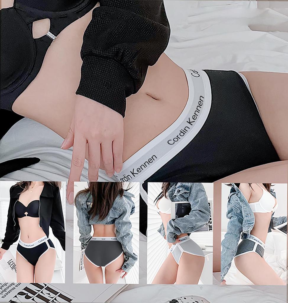 SIERJIAN Breathable and Stretchy Cotton Day and Night Set of 2 Women's Underwear, Panties, Wear,