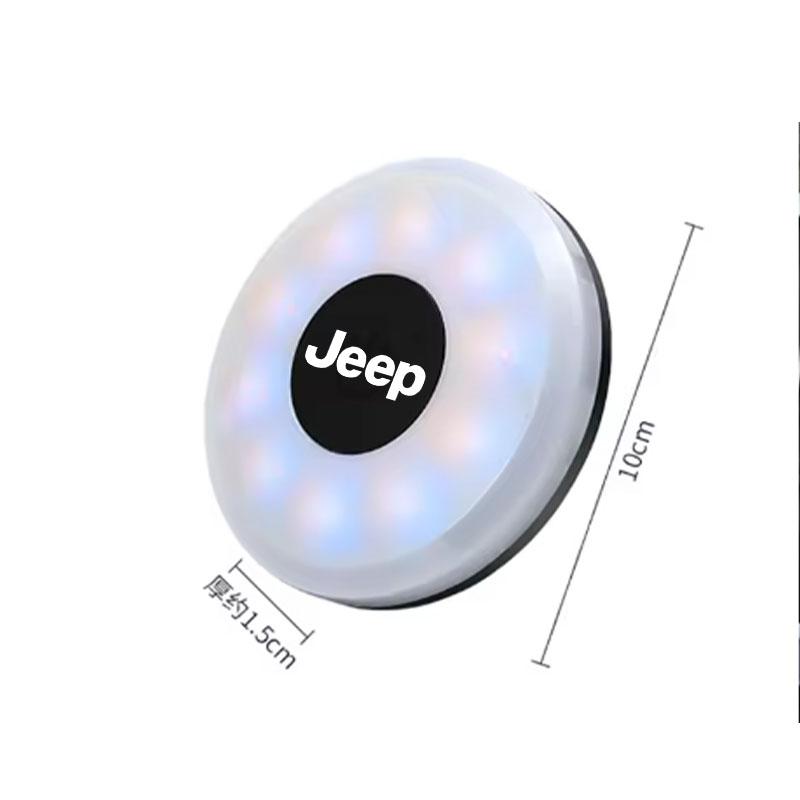 Car Interior Touch Dome Light LED Styling Night Light For Jeep Grand Cherokee Wrangler JK Gladiator Compass Renegade Patriot