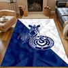 "Zebra Design with MSV Duisburg Logo" Patterned carpet, non slip mat suitable for living room and bedroom sofas