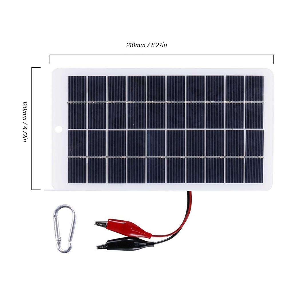Solar Panel 4W 5V Waterproof Solar Panel Charger Power Supply for 3.7?5V Batteries