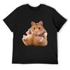 Hamster-FAT Футболка одежда милая одежда Смешные футболки для высоких и крупных мужчин